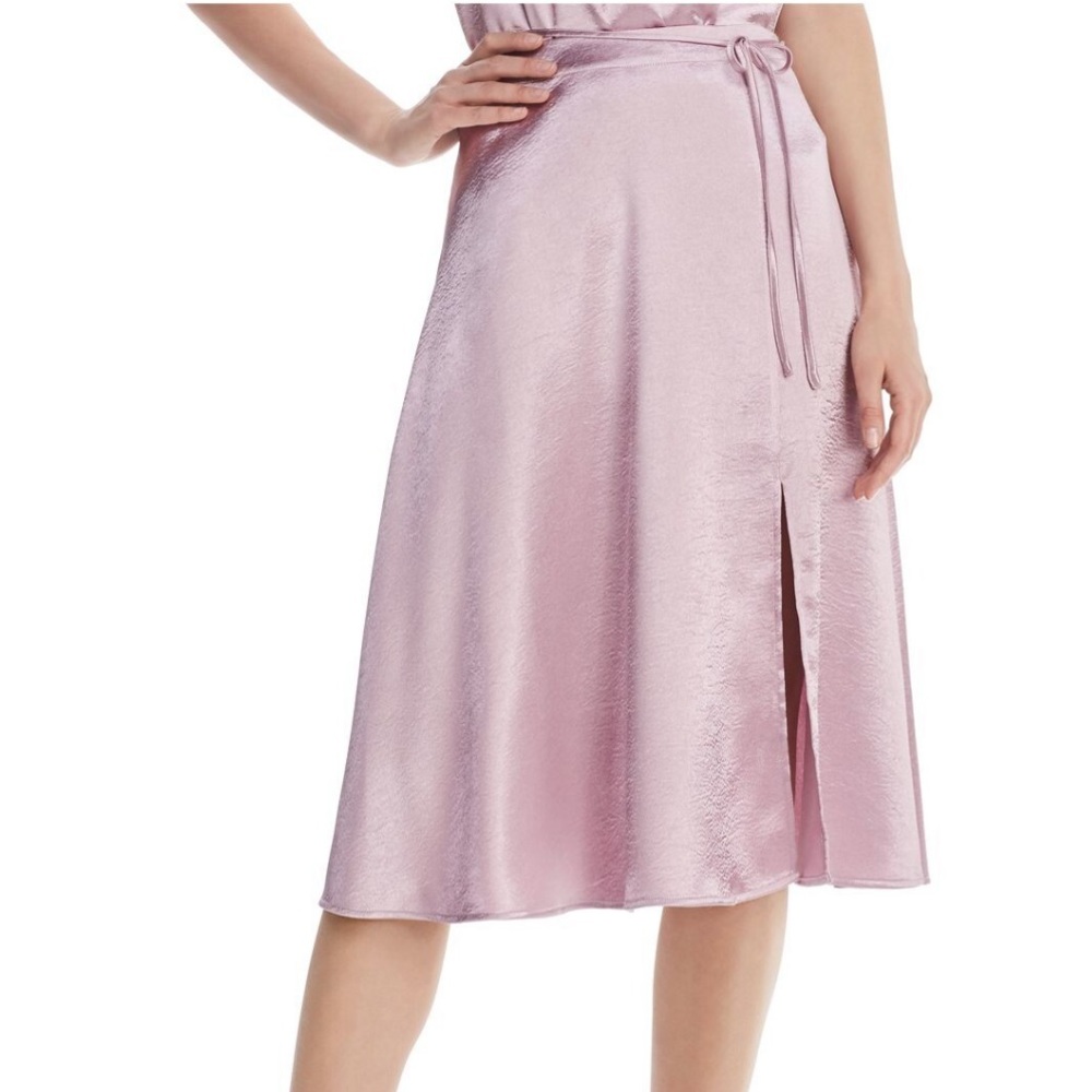 Joie purple silk midi skirt, size 4